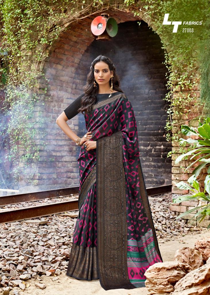 Lt Prerna Casual Wear Soft Linen Designer oarty Wear Saree Collection at Wholesale Price